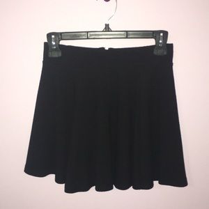 Simple Black Skater Skirt